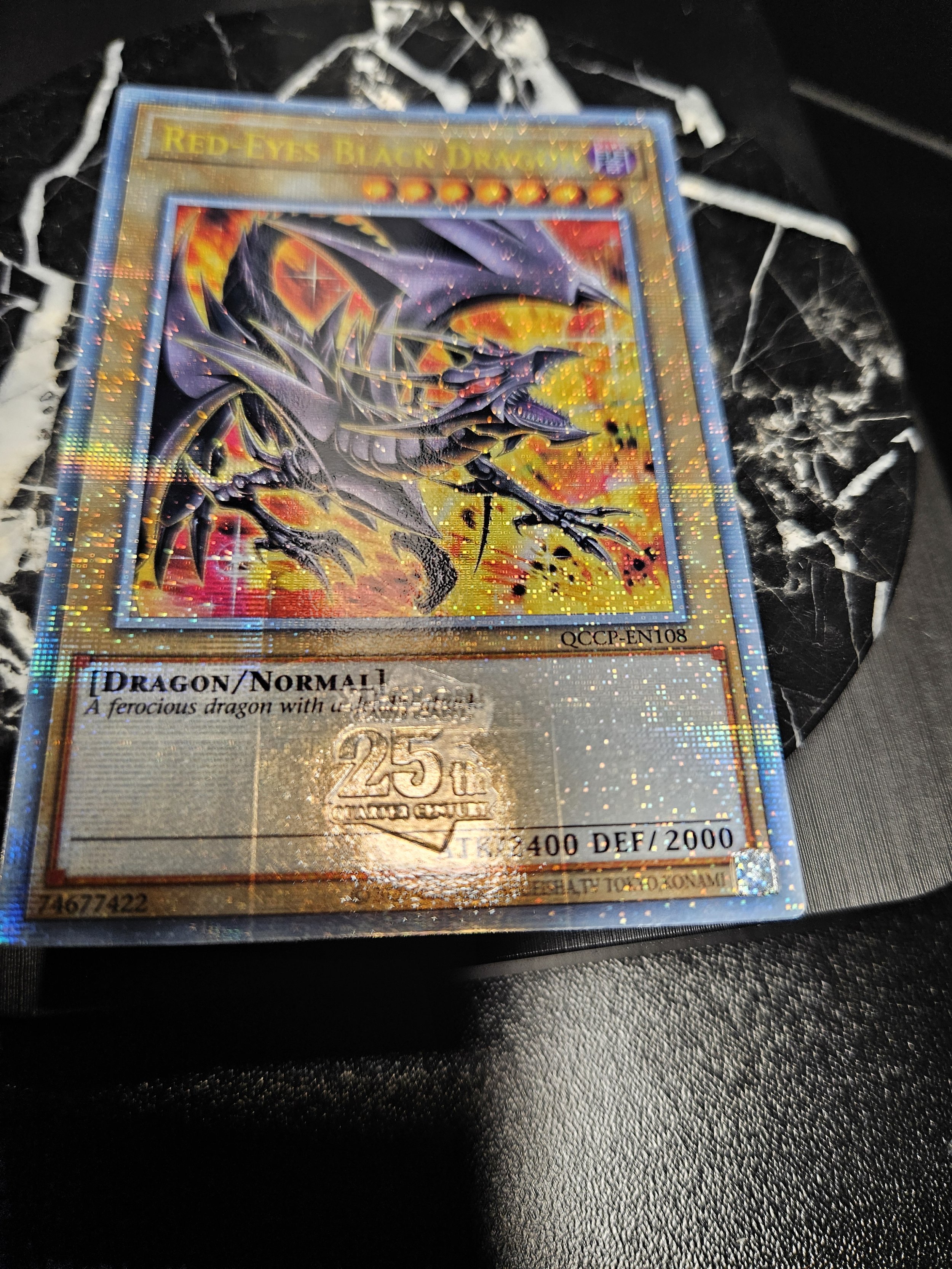 Red-Eyes Black Dragon (25th Anniversary - Unity Art) (QCCP Red-Eyes Black Dragon (25th Anniversary - Unity Art) (QCCP